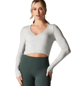 Tavi Criss Cross Long Sleeve Top