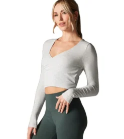 Tavi Criss Cross Long Sleeve Top