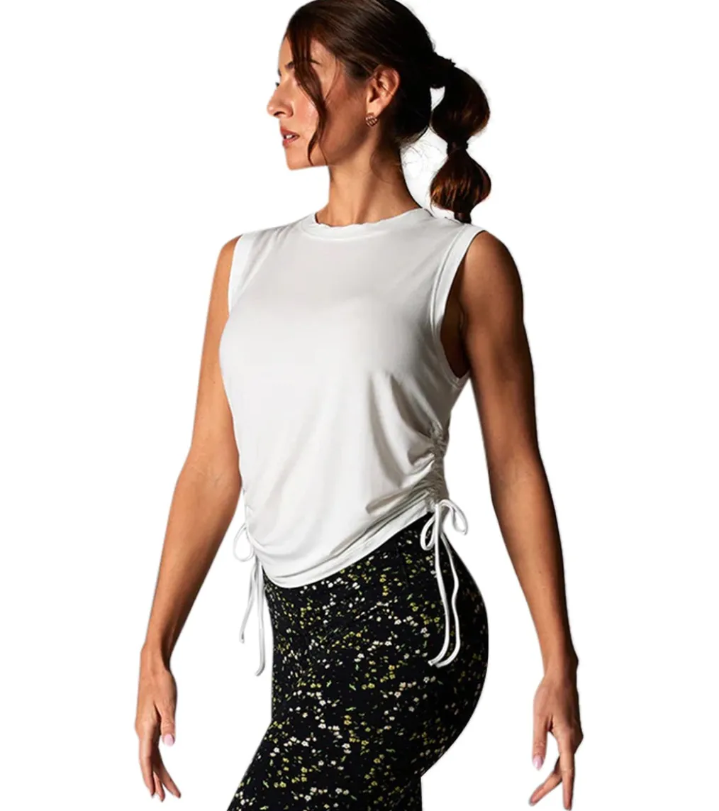 Tavi Crop Side Tie Tank