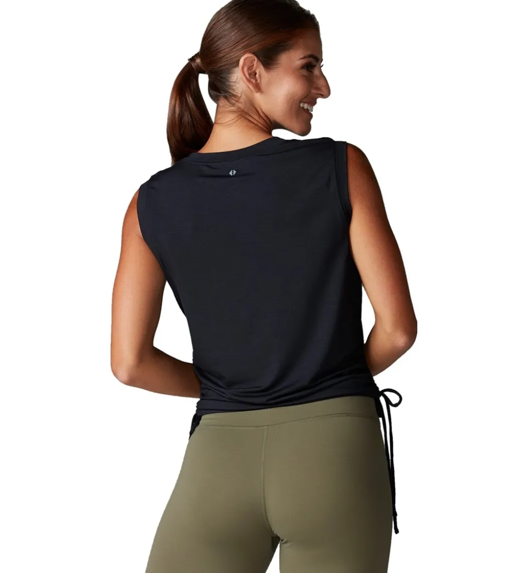 Tavi Crop Side Tie Tank