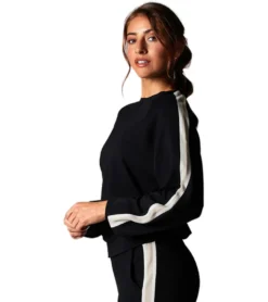 Tavi Ease Crew Stripe Sweatshirt