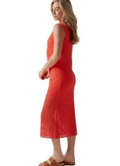 Tavi Retreat Sleeveless Open Knit Dress