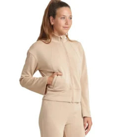 Thrive Societe Bell Sleeve Zip Jacket