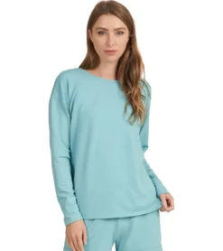 Thrive Societe Cross Back Satin Trim Pull Over