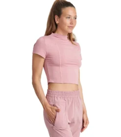 Thrive Societe Mock Neck Tee