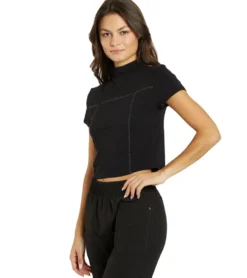 Thrive Societe Mock Neck Tee