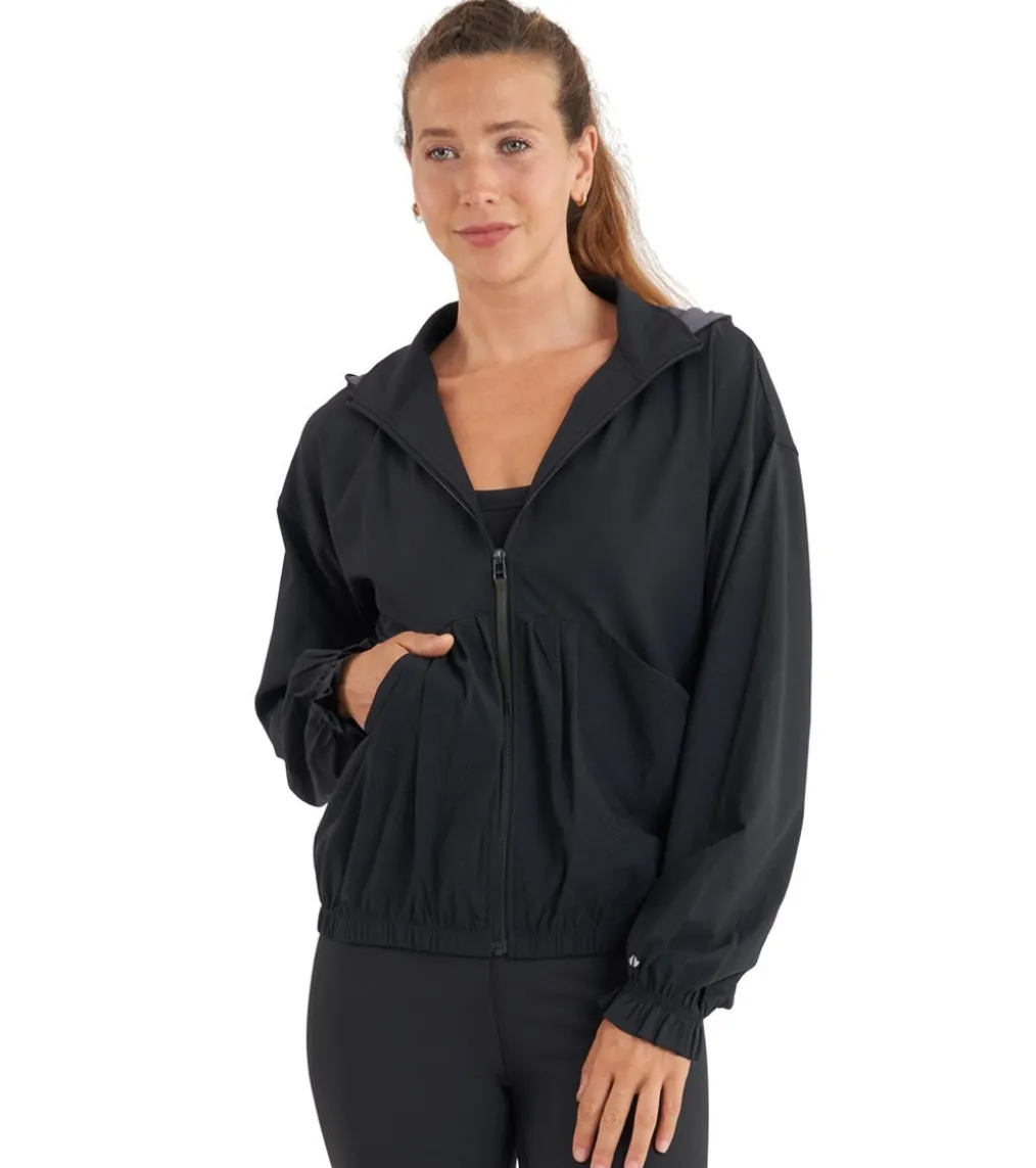 Thrive Societe Perforated Windbreaker