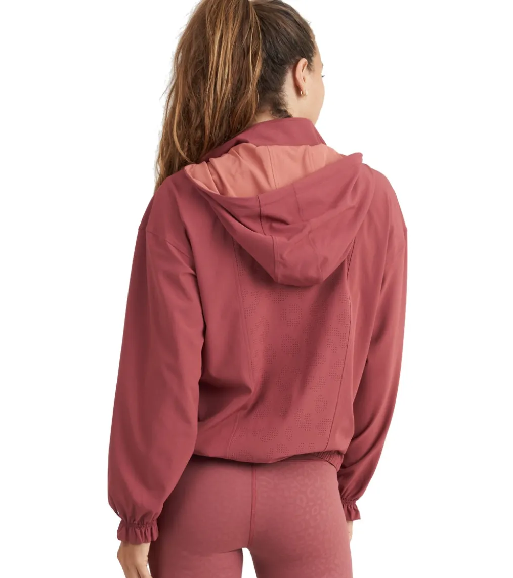 Thrive Societe Perforated Windbreaker