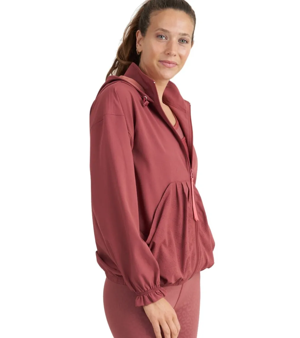 Thrive Societe Perforated Windbreaker