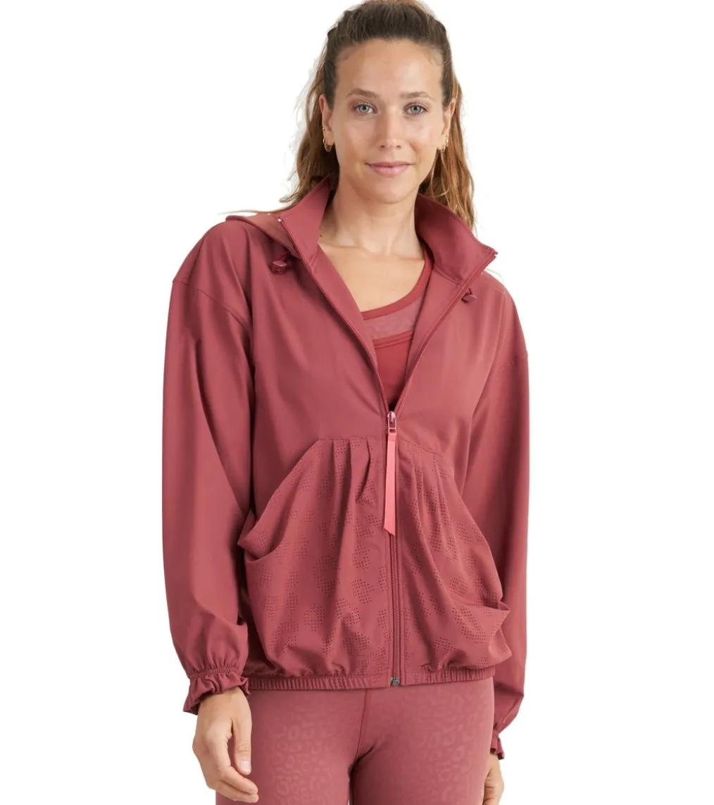 Thrive Societe Perforated Windbreaker