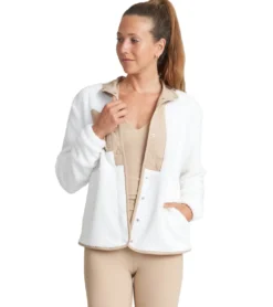 Thrive Societe Sherpa Snap Jacket