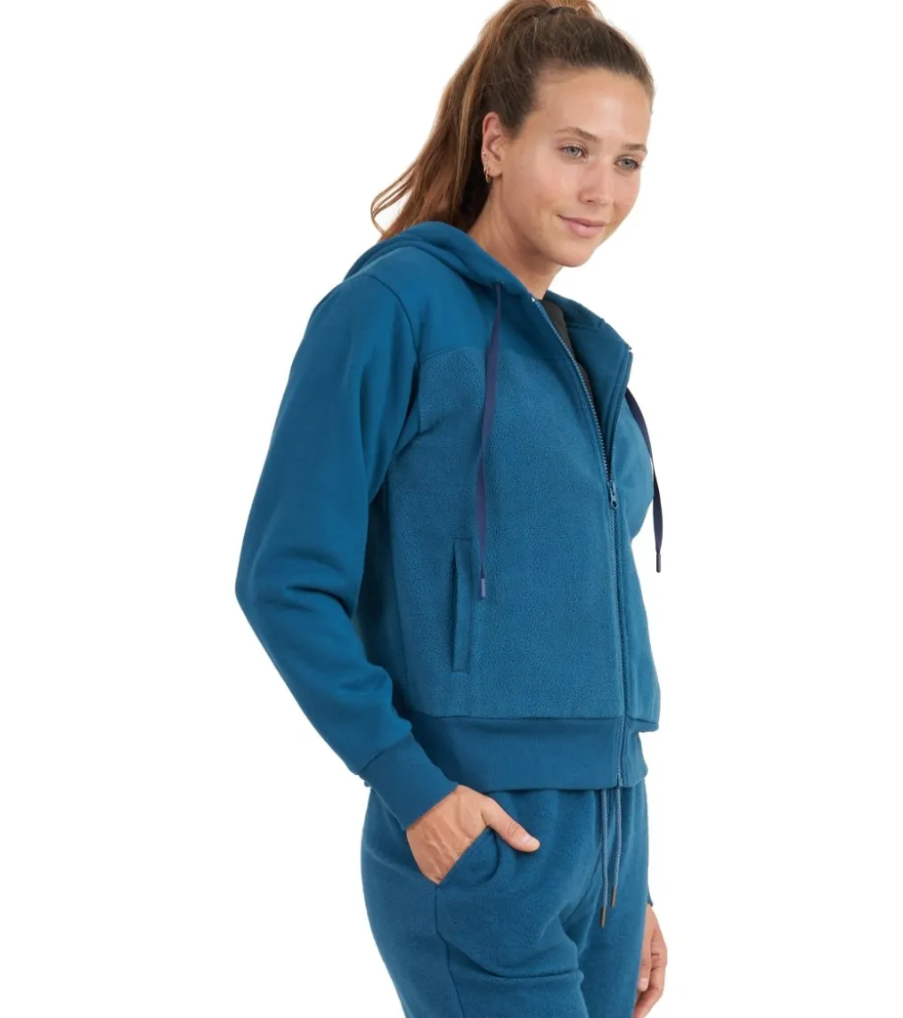 Thrive Societe Sherpa Zip Hoodie