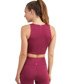 Thrive Societe Zip Color Block Bra