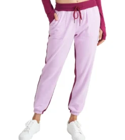 Thrive Societe Zip Color Block Jogger