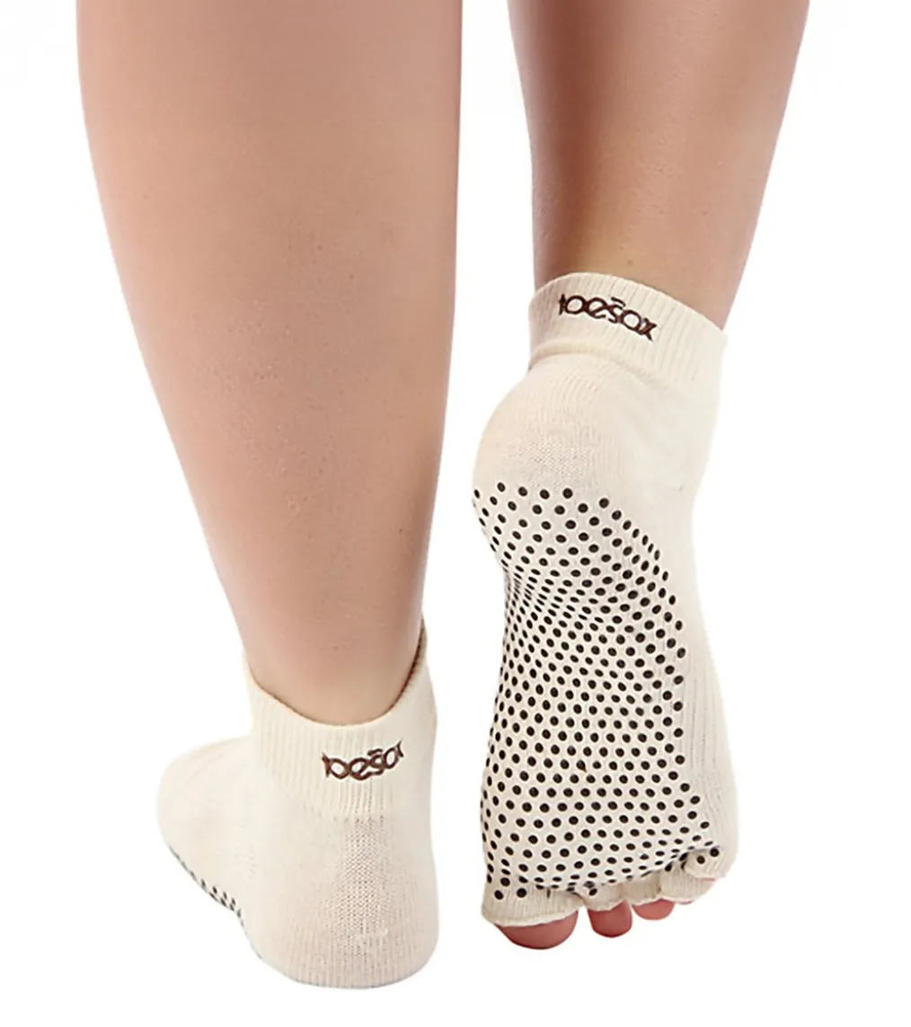 Toesox Ankle Length Half-Toe Yoga Grip Socks