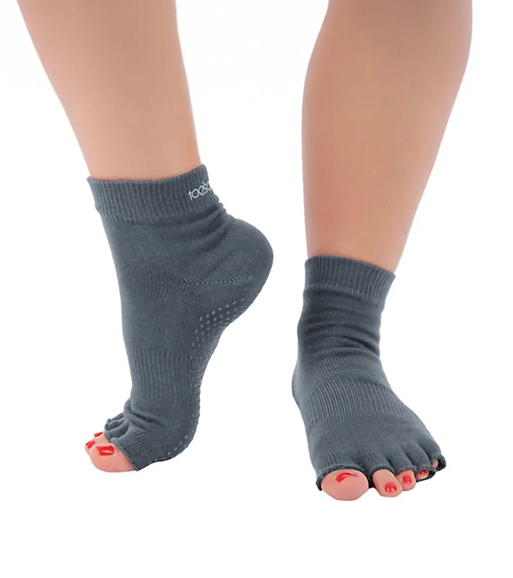 Toesox Ankle Length Half-Toe Yoga Grip Socks