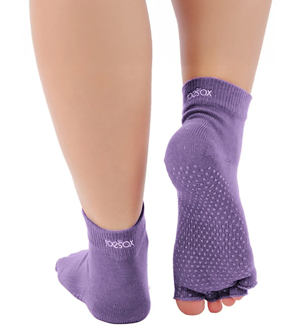 Toesox Ankle Length Half-Toe Yoga Grip Socks
