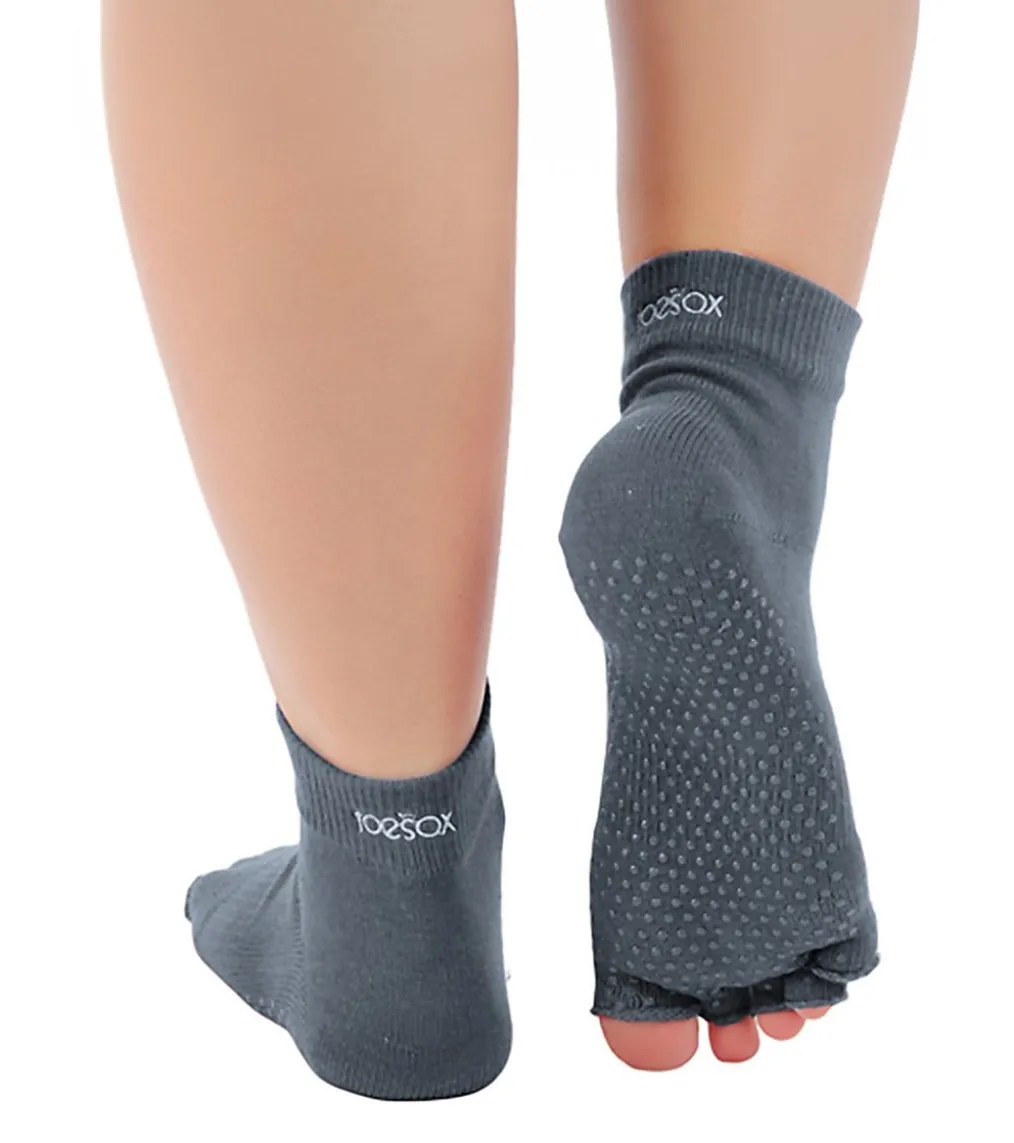 Toesox Ankle Length Half-Toe Yoga Grip Socks