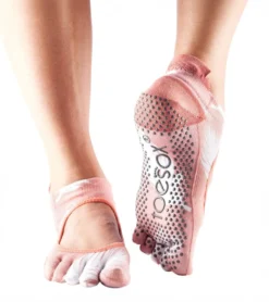 Toesox Bellarina Full-Toe Yoga Grip Socks