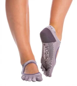 Toesox Bellarina Full-Toe Yoga Grip Socks