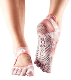 Toesox Bellarina Full-Toe Yoga Grip Socks