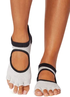 Toesox Bellarina Grip Half Toe Socks