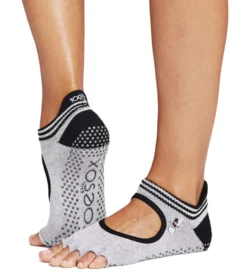 Toesox Bellarina Grip Half Toe Socks