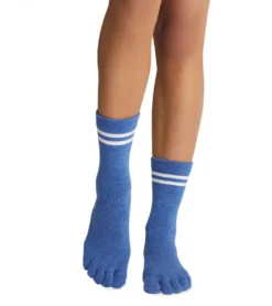 Toesox Crew Full Toe Grip Socks