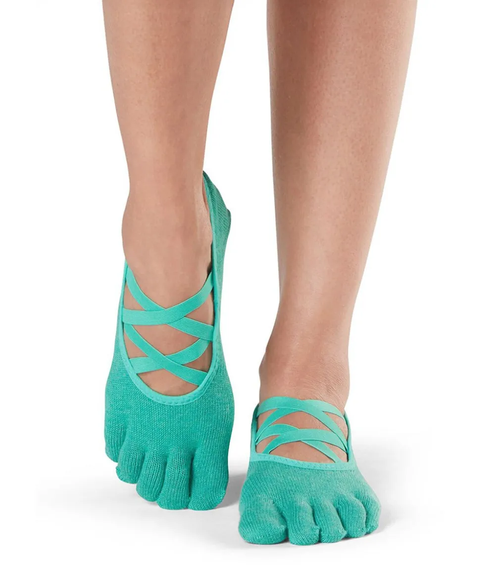 Toesox Elle Full-Toe Yoga Grip Socks