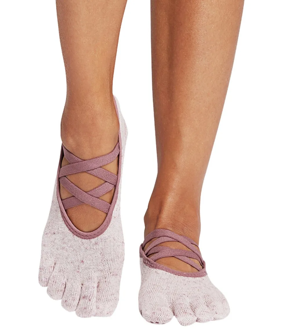Toesox Elle Full-Toe Yoga Grip Socks