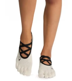 Toesox Elle Full-Toe Yoga Grip Socks