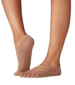 Toesox Elle Full-Toe Yoga Grip Socks