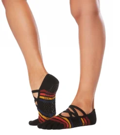 Toesox Elle Full-Toe Yoga Grip Socks