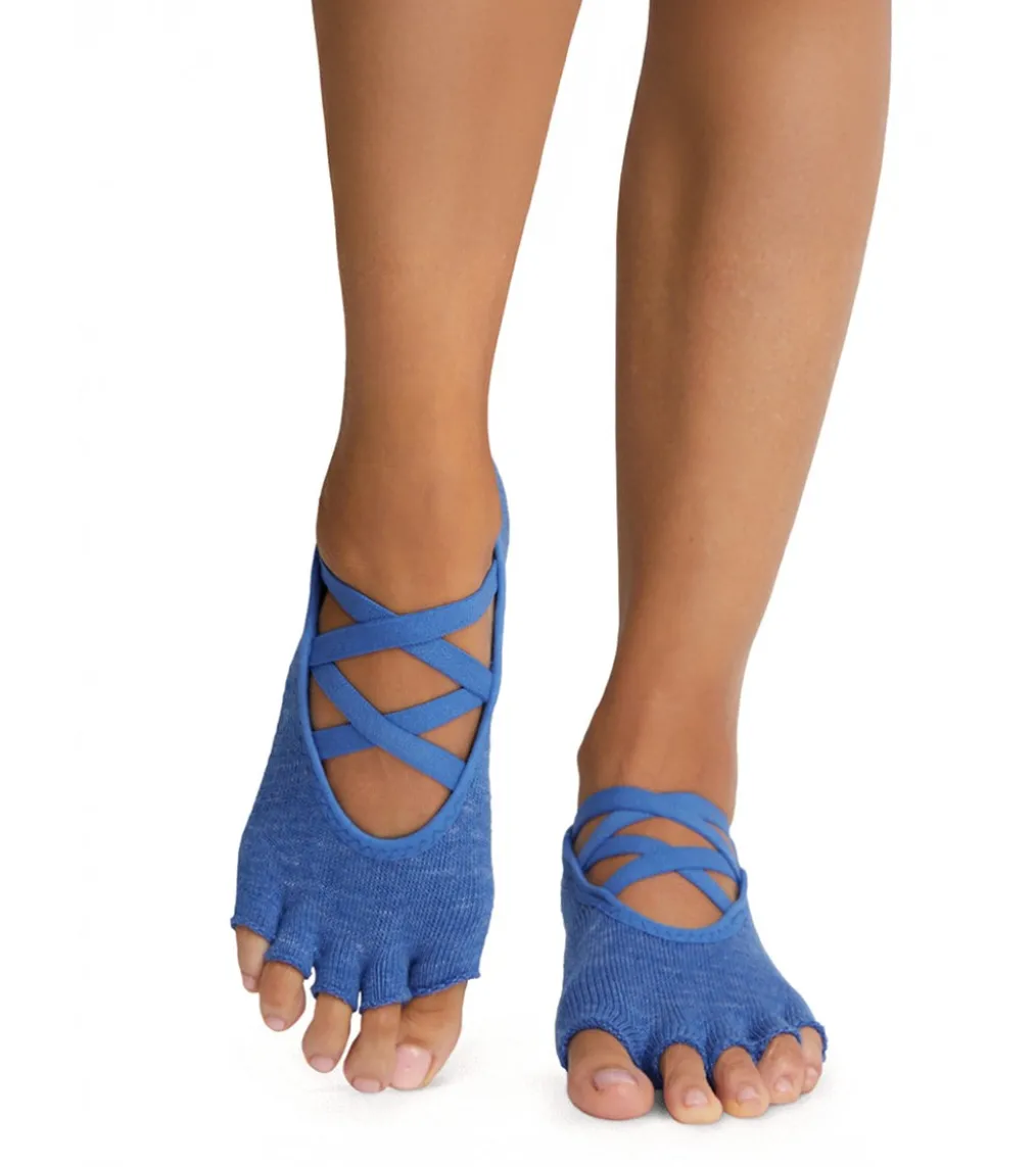 Toesox Elle Half-Toe Yoga Grip Socks