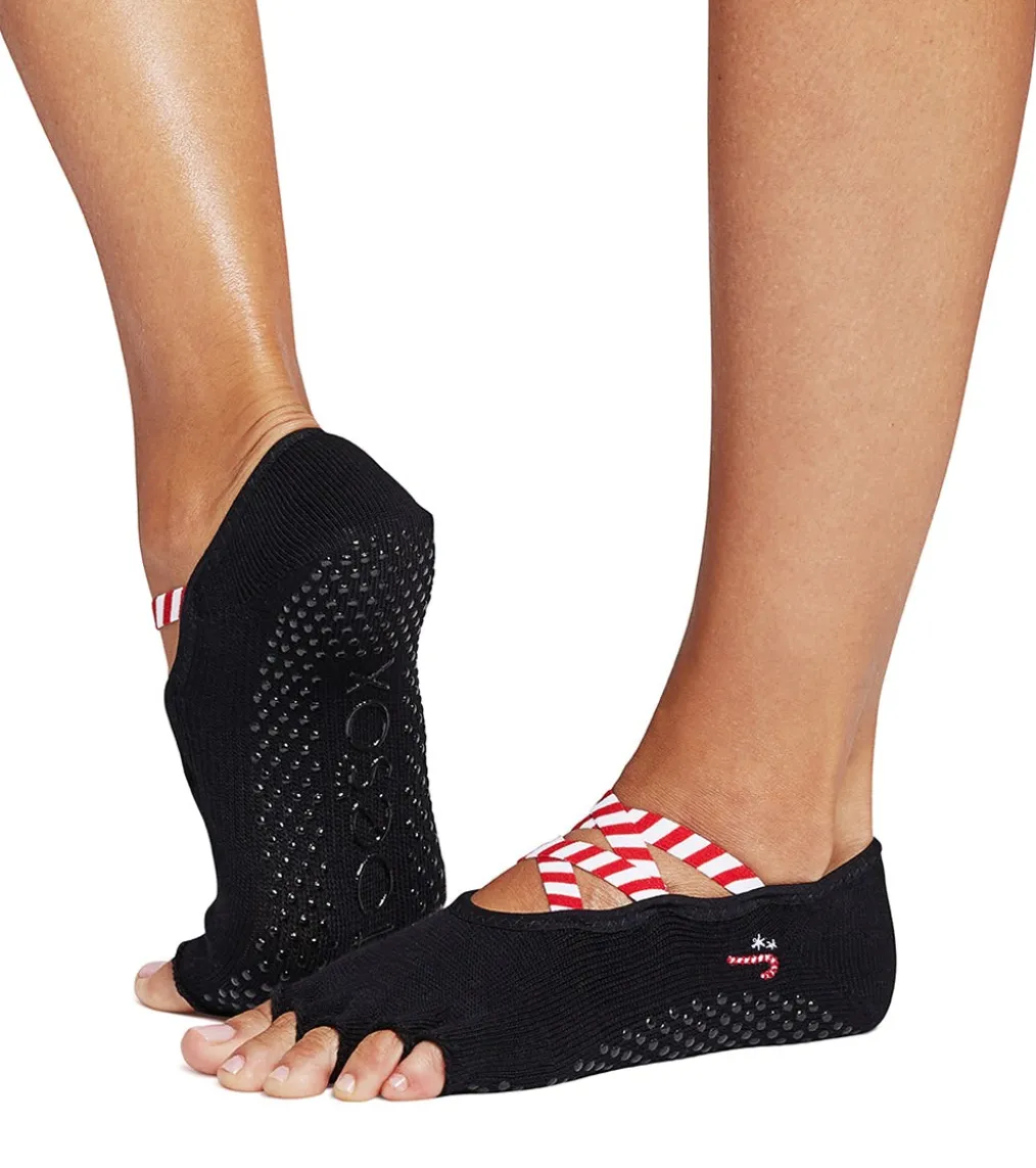 Toesox Elle Half-Toe Yoga Grip Socks