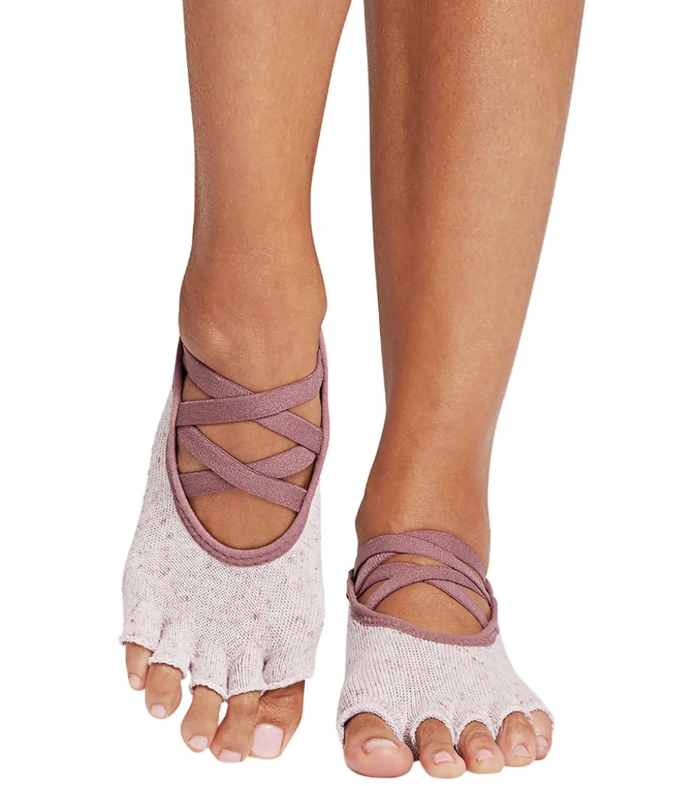 Toesox Elle Half-Toe Yoga Grip Socks