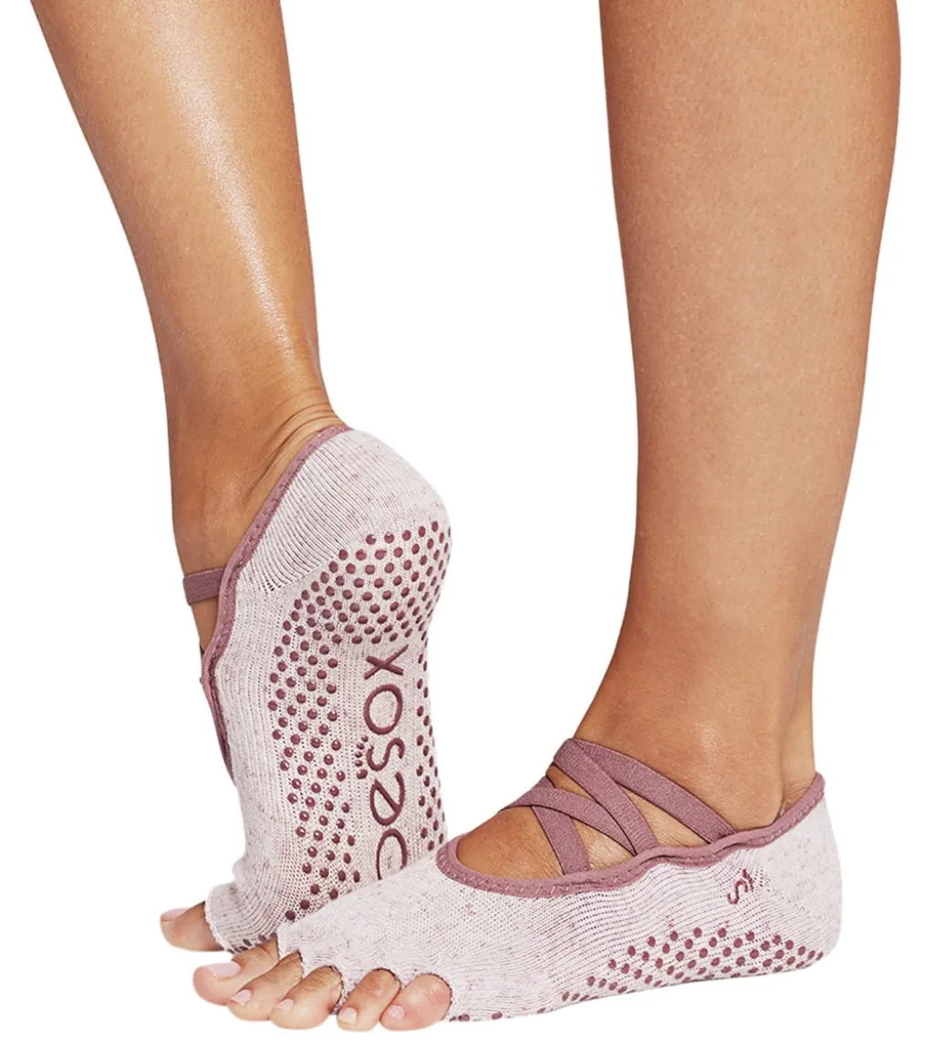 Toesox Elle Half-Toe Yoga Grip Socks