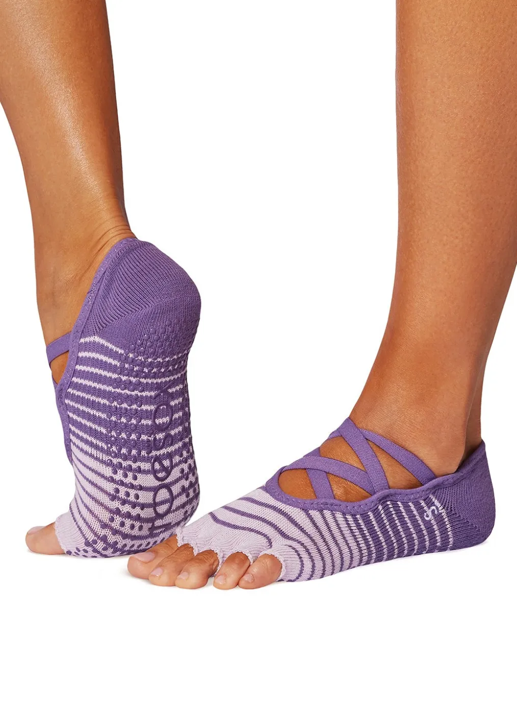 Toesox Elle Half-Toe Yoga Grip Socks