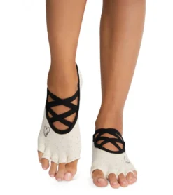 Toesox Elle Half-Toe Yoga Grip Socks
