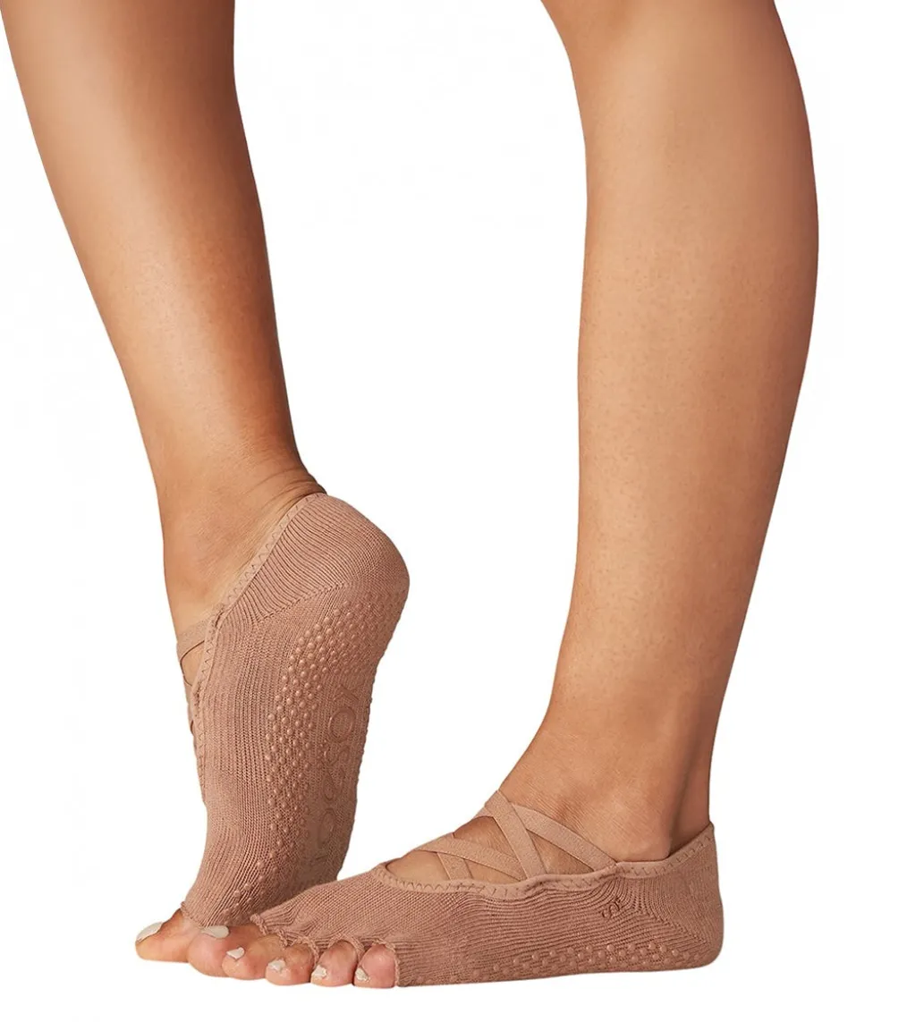 Toesox Elle Half-Toe Yoga Grip Socks