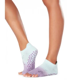 Toesox Grip Half Toe Low Rise Socks