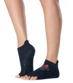 Toesox Grip Half Toe Low Rise Socks
