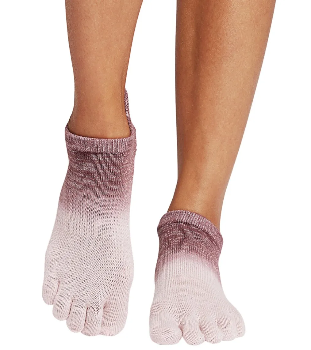 Toesox Low Rise Full-Toe Yoga Grip Socks