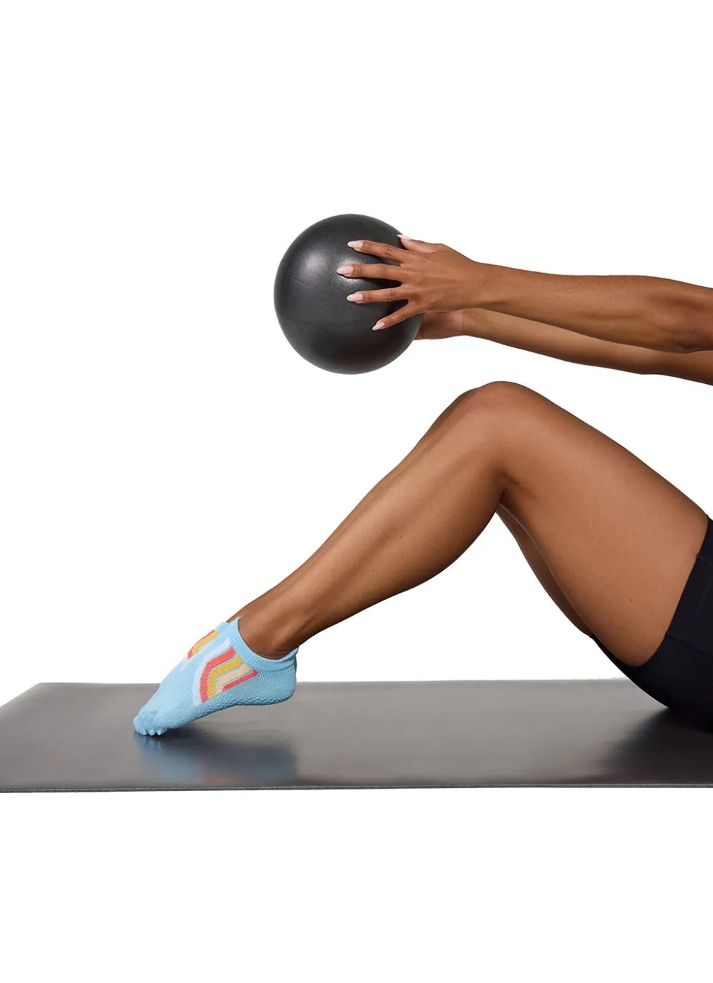 Toesox Low Rise Full-Toe Yoga Grip Socks