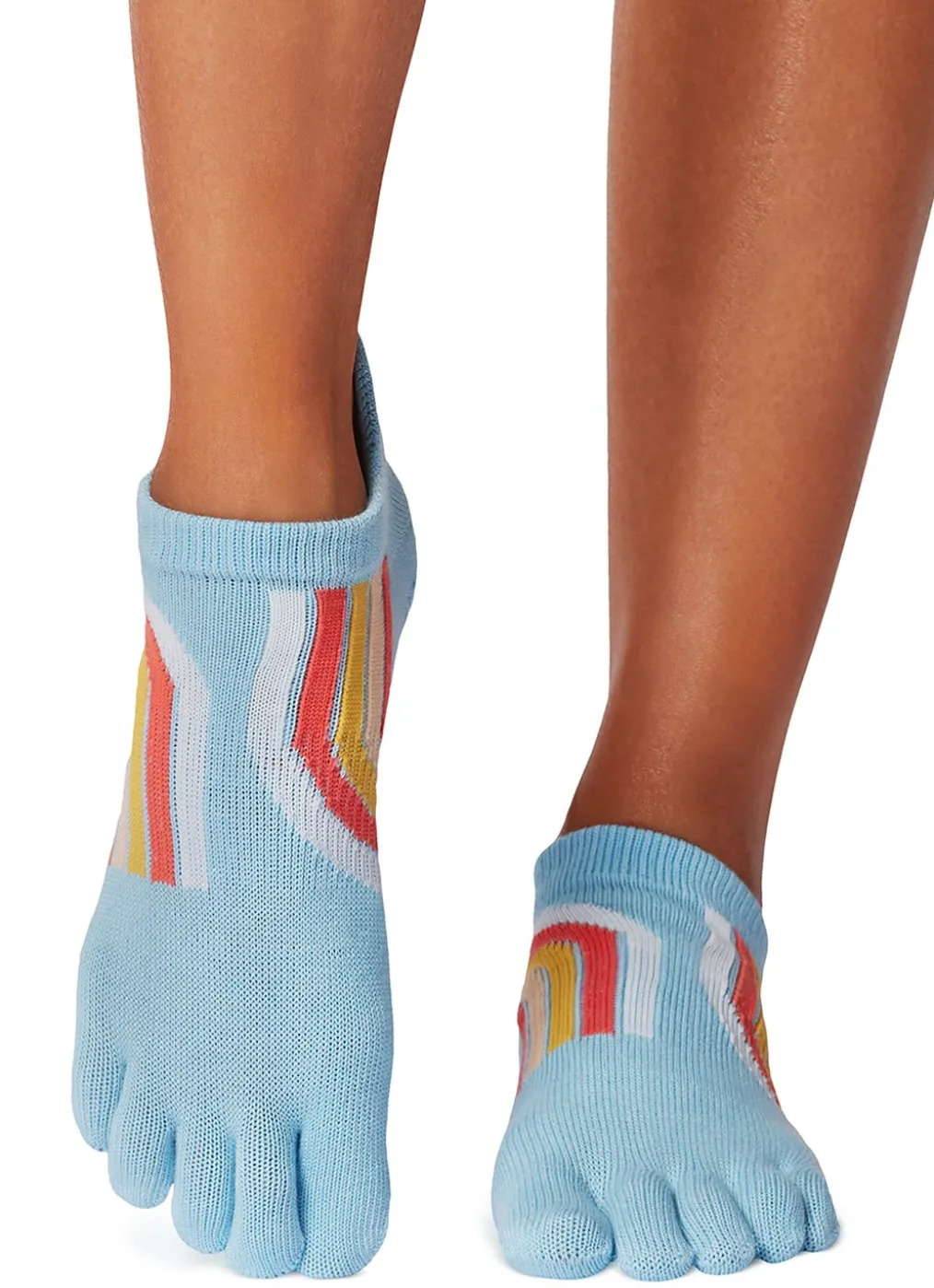 Toesox Low Rise Full-Toe Yoga Grip Socks
