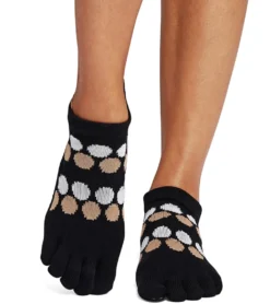 Toesox Low Rise Full-Toe Yoga Grip Socks