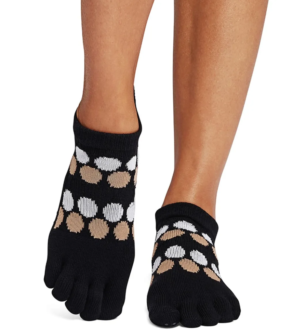 Toesox Low Rise Full-Toe Yoga Grip Socks