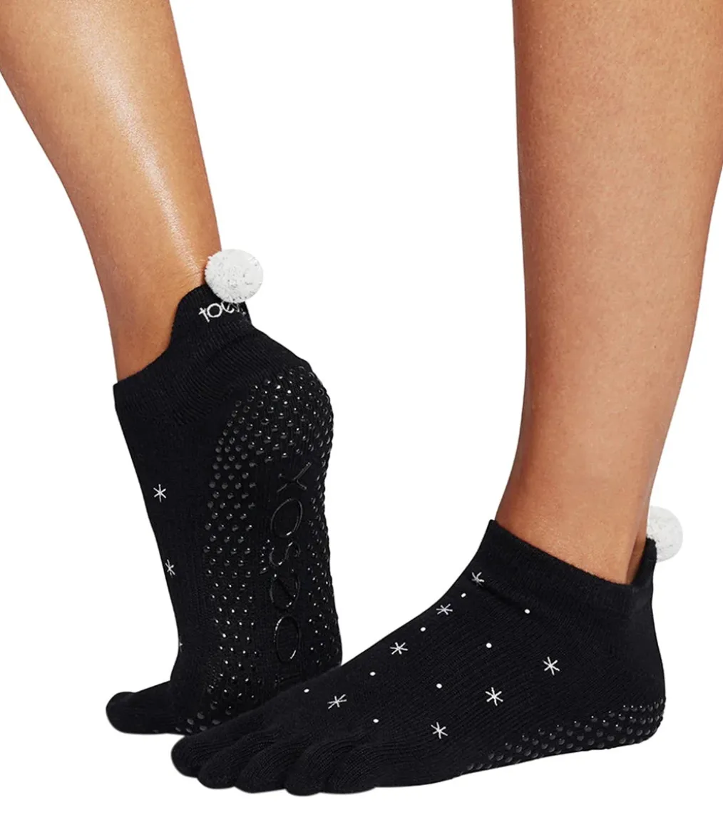 Toesox Low Rise Full-Toe Yoga Grip Socks