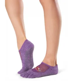 Toesox Luna Full-Toe Yoga Grip Socks