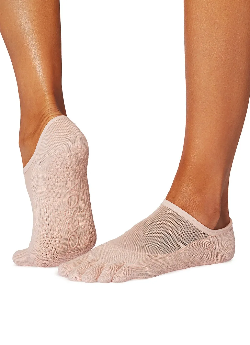 Toesox Luna Full-Toe Yoga Grip Socks
